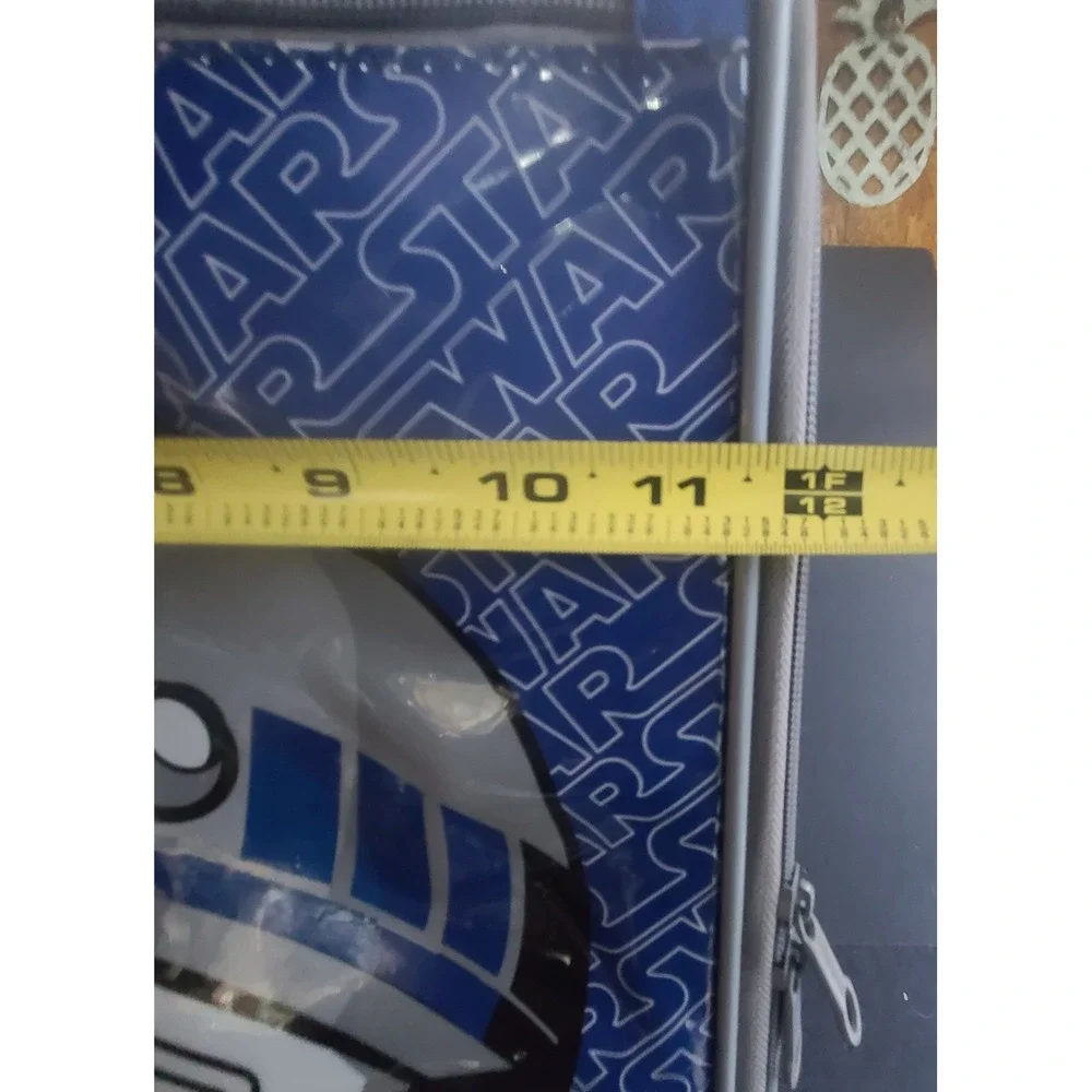 American Tourister Star Wars R2-D2 Kids Rolling Suitcase Blue Purple Carry-on